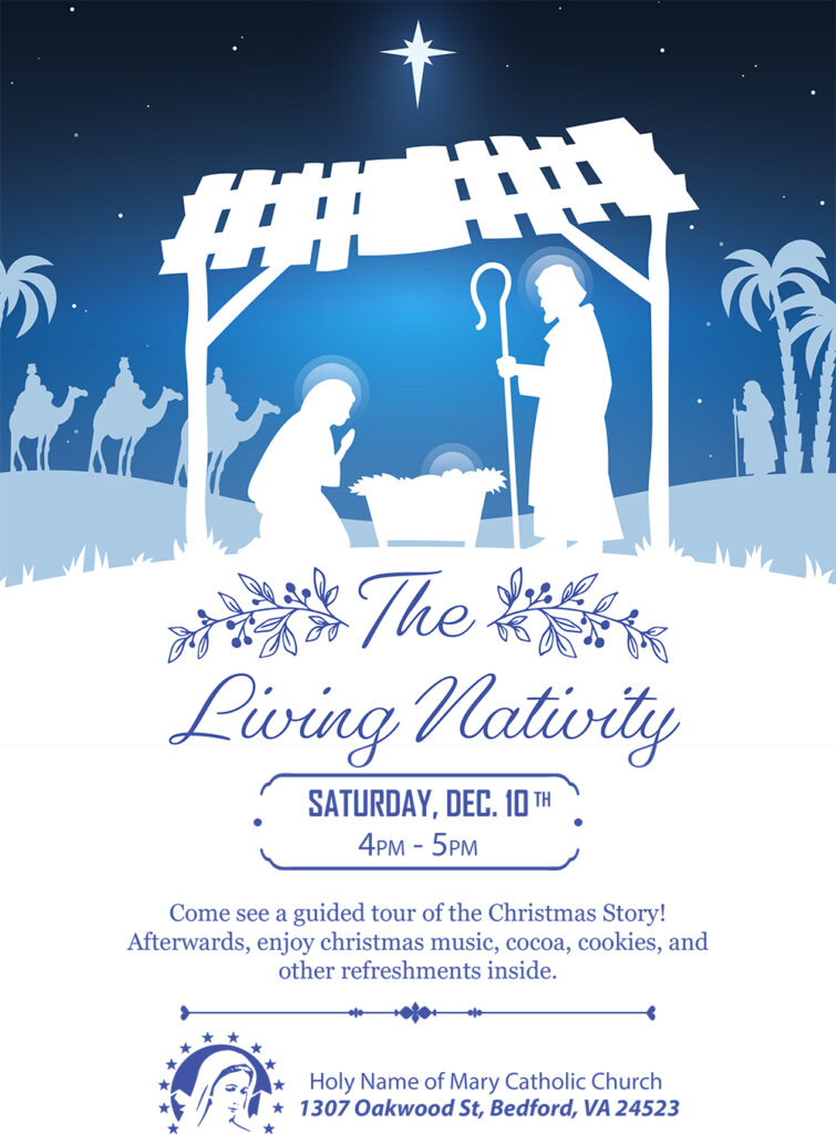 HNM LIVING NATIVITY 2022 December 10th, 2022 Holy Name of Mary